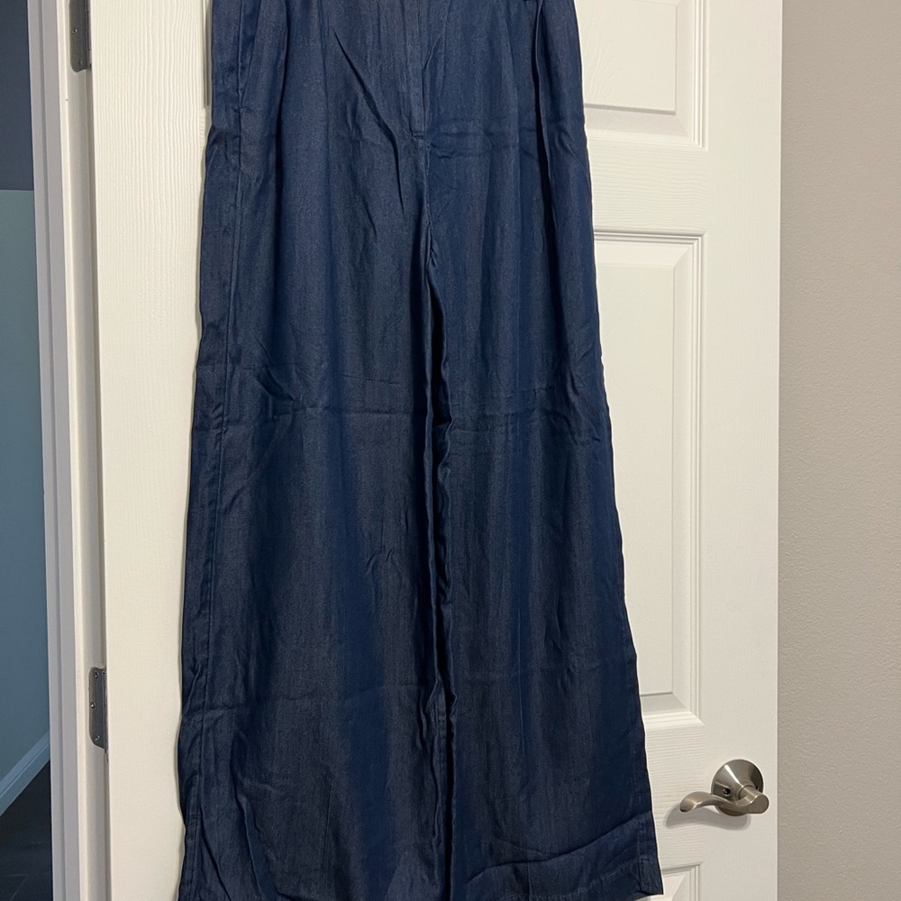 Ann Taylor Deep Blue Denim Trousers
